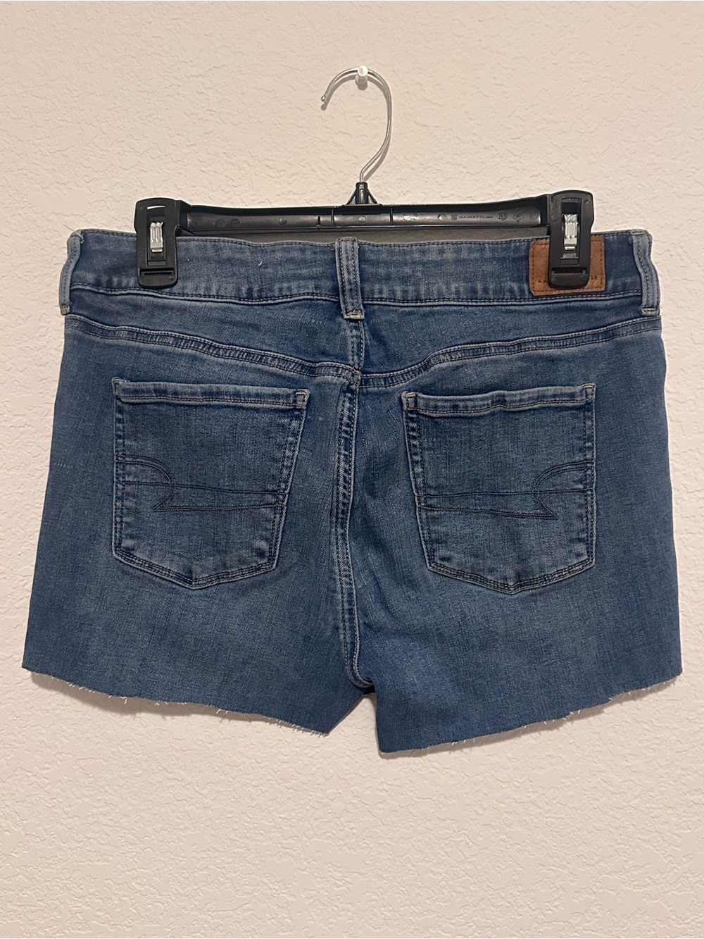 American Eagle Outfitters Dark Blue Denim Cutoff Shorts
